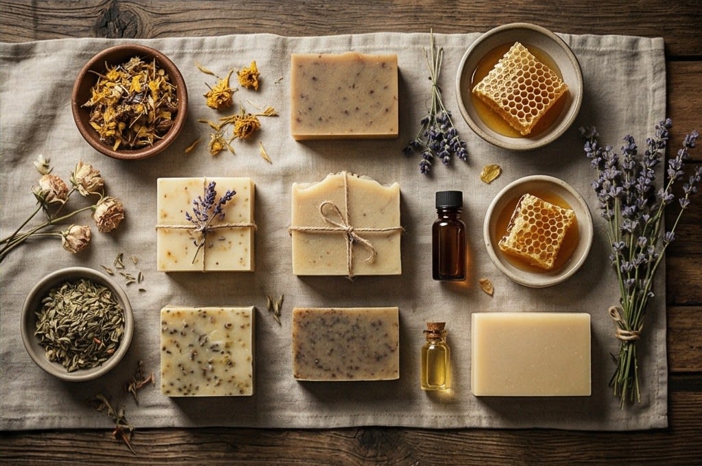 엄선된 천연 비누 원료