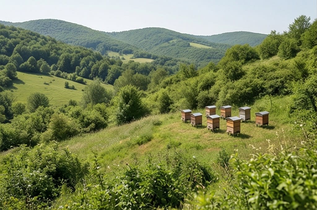 백화초 농원의 청정 자연