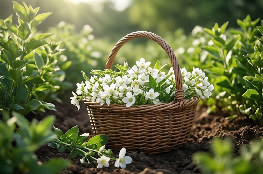 충남 서천의 신선한 백화초