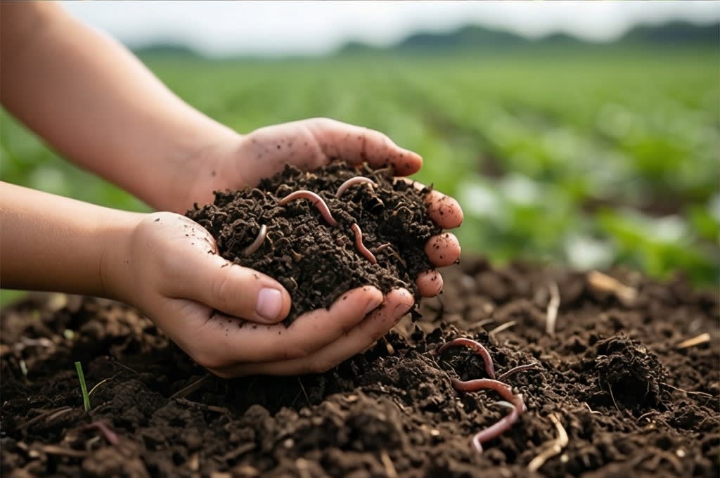 건강한 흙 속 미생물