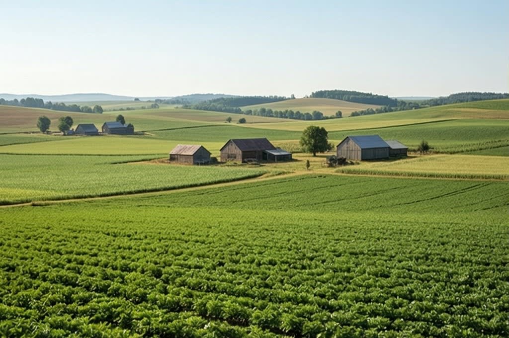 서천의 평화로운 농촌 풍경