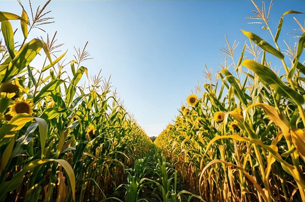 자연의 활력, 옥수수밭