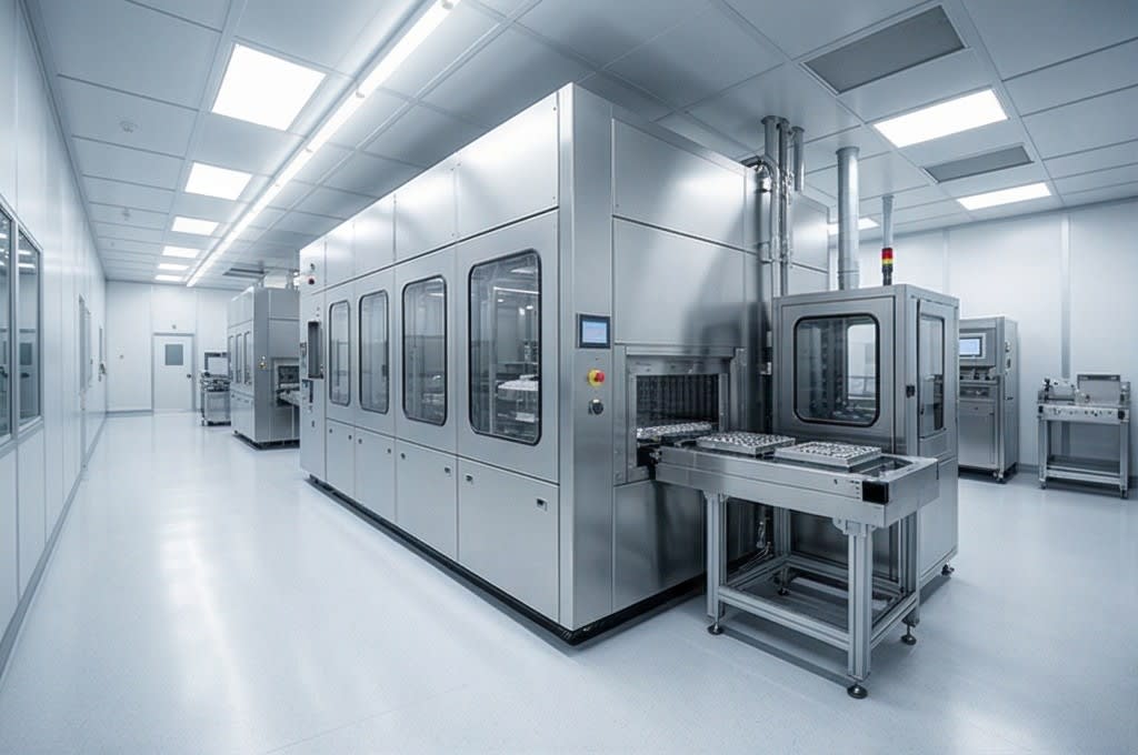 Semiconductor production line view