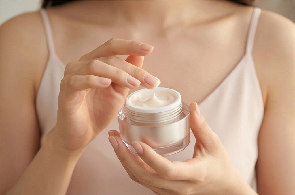 세련된 크림 패키지 디자인