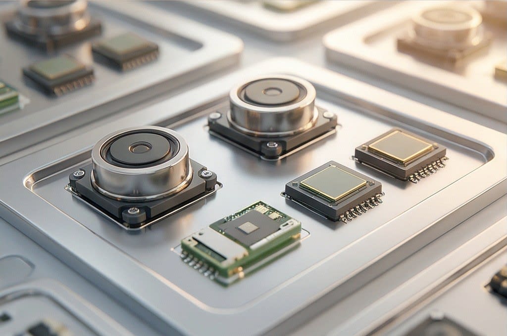 Cleaned Camera Sensor Components