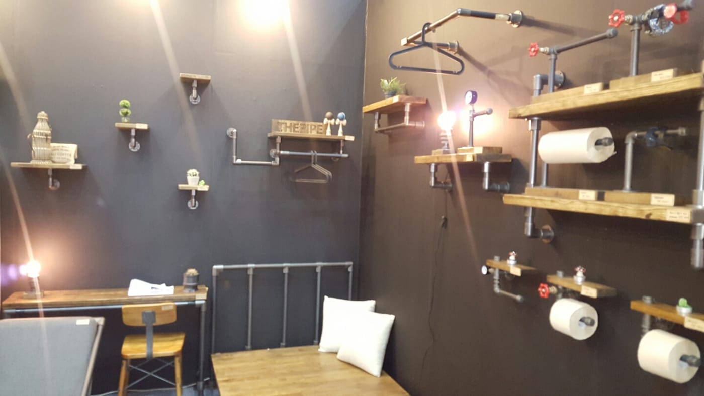 파이프 피팅 DIY 소품 예시