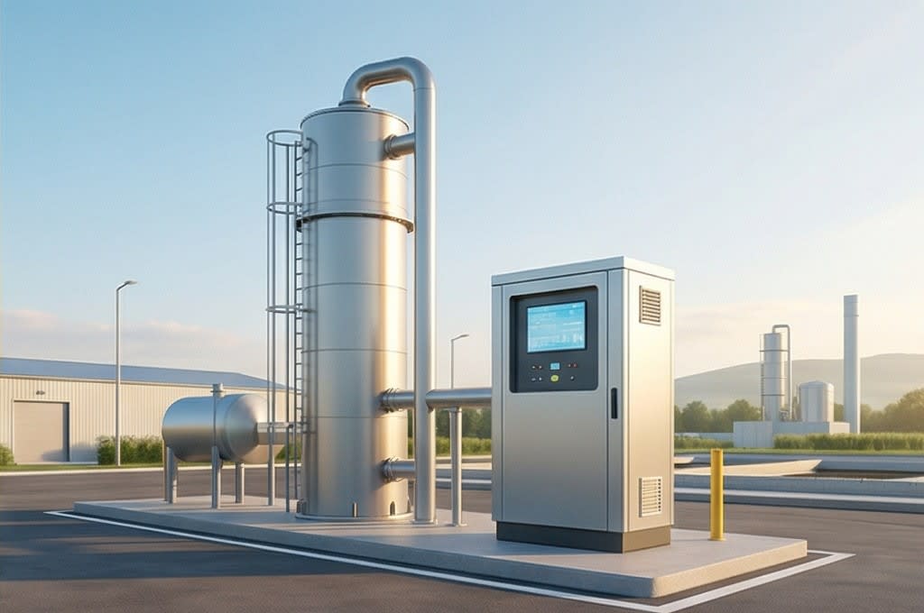 Smart Monitoring Control Panel and Purification Tower