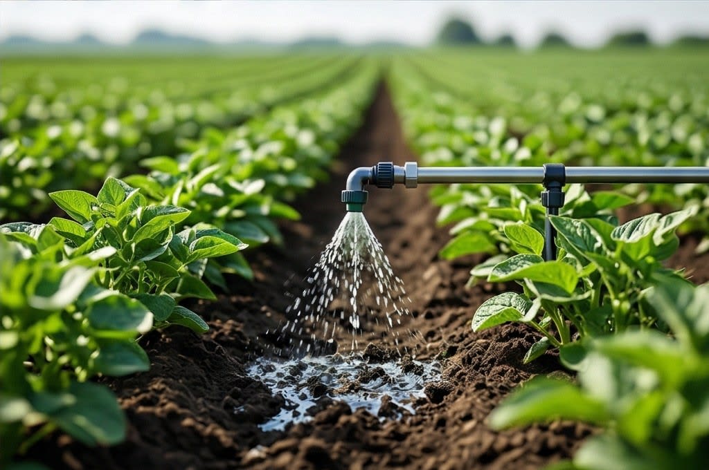 Applying Liquid Fertilizer to Crops