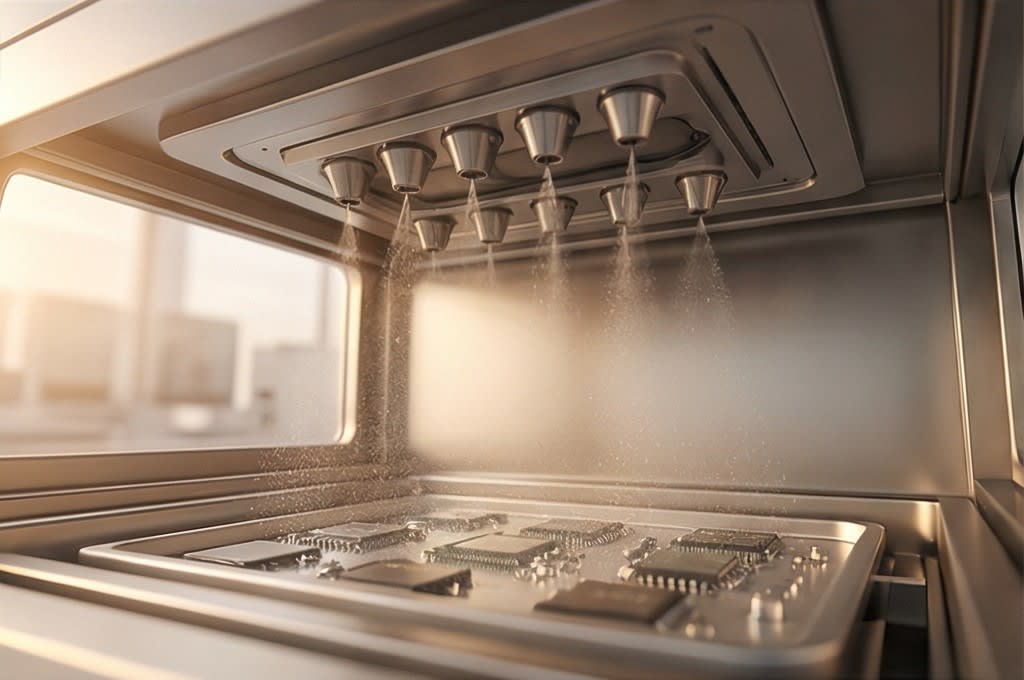 Precision nozzle water jet cleaning