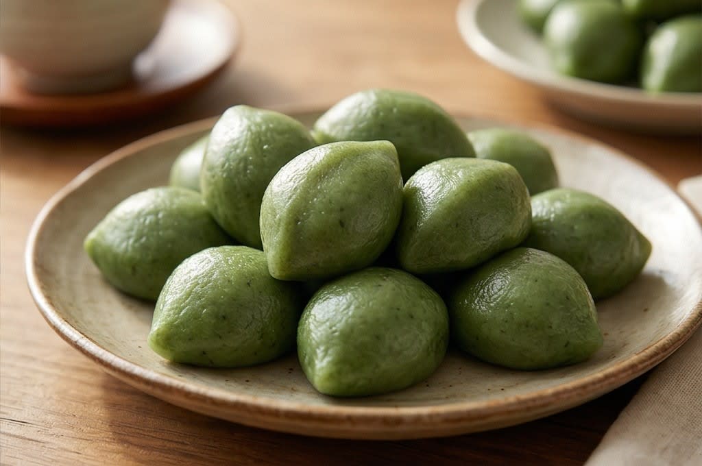 정갈한 모시 송편