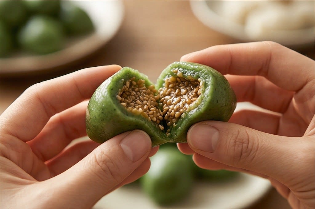 쫀득한 송편 속 공개