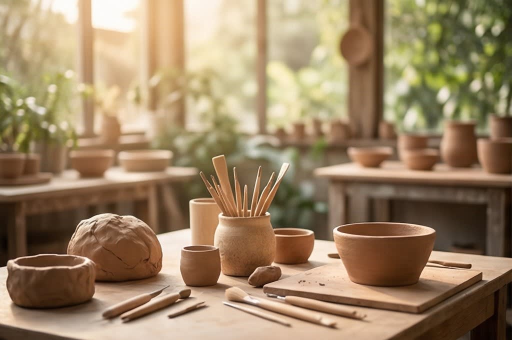 창의적인 영감이 샘솟는 공방 풍경