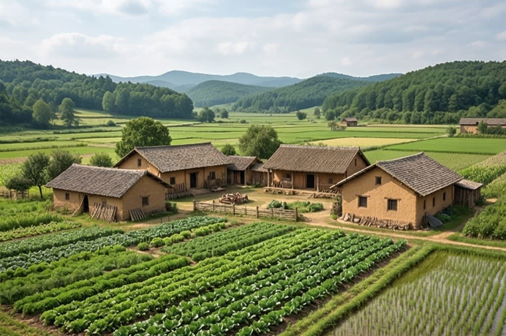 별꽃농장 평화로운 전경