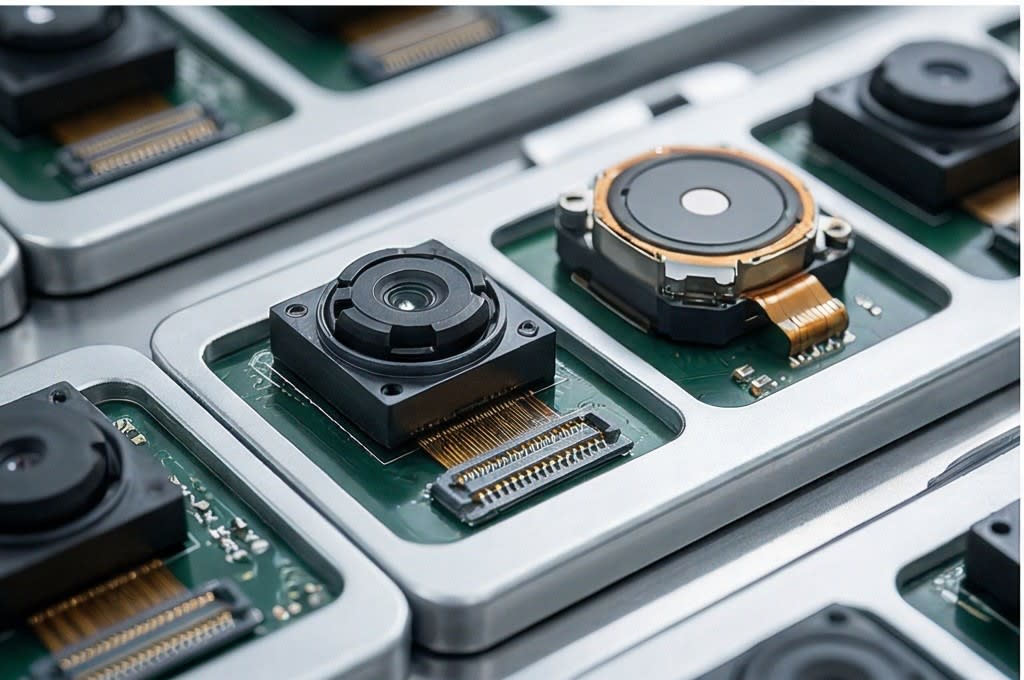 Close-Up of Advanced Electronic Component