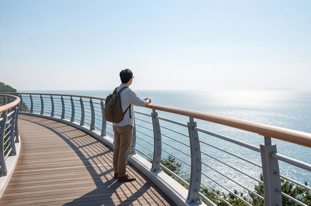 장항 스카이워크 서해 바다