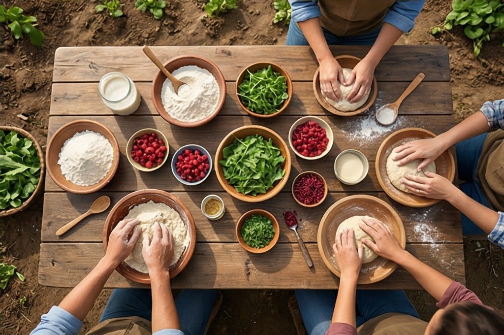 천연 원료 반죽 오감 체험