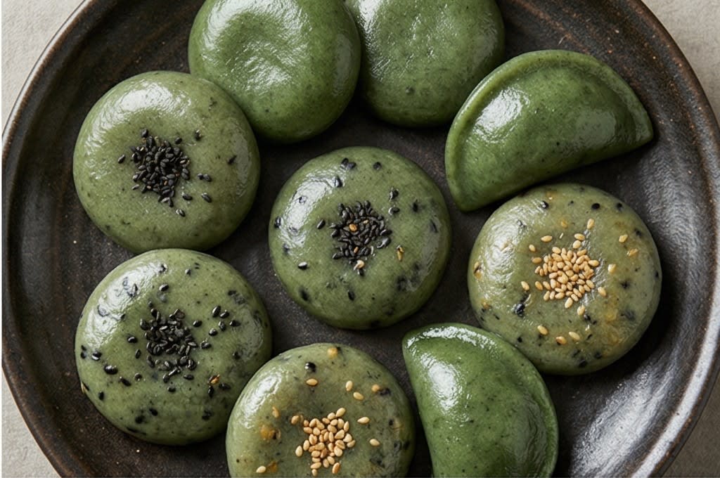 고급스러운 모시 흑임자/참깨떡