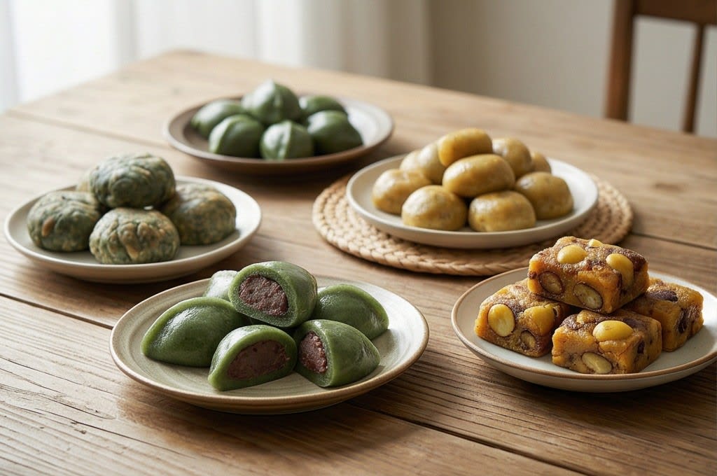 여유로운 오후의 떡 간식