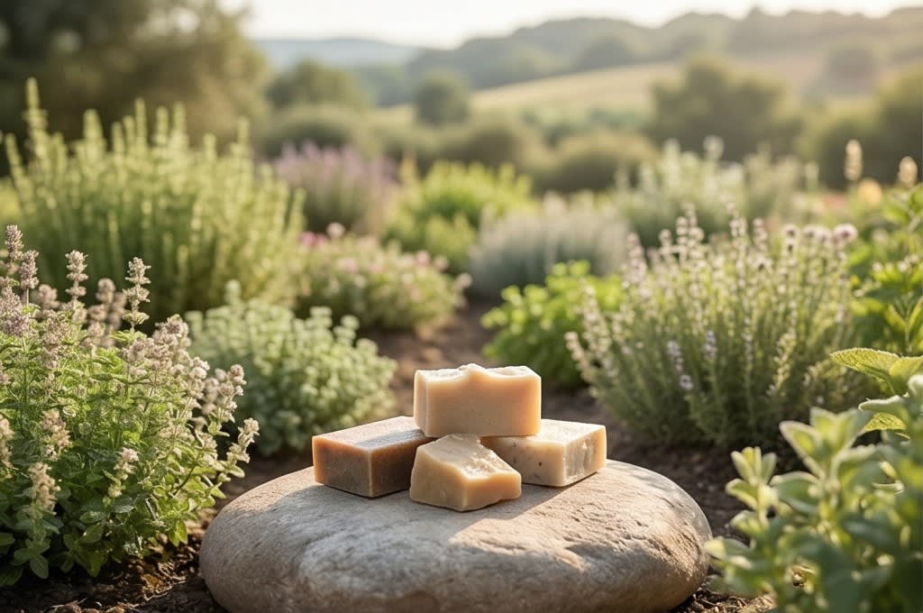 자연과 조화로운 지속가능한 비누