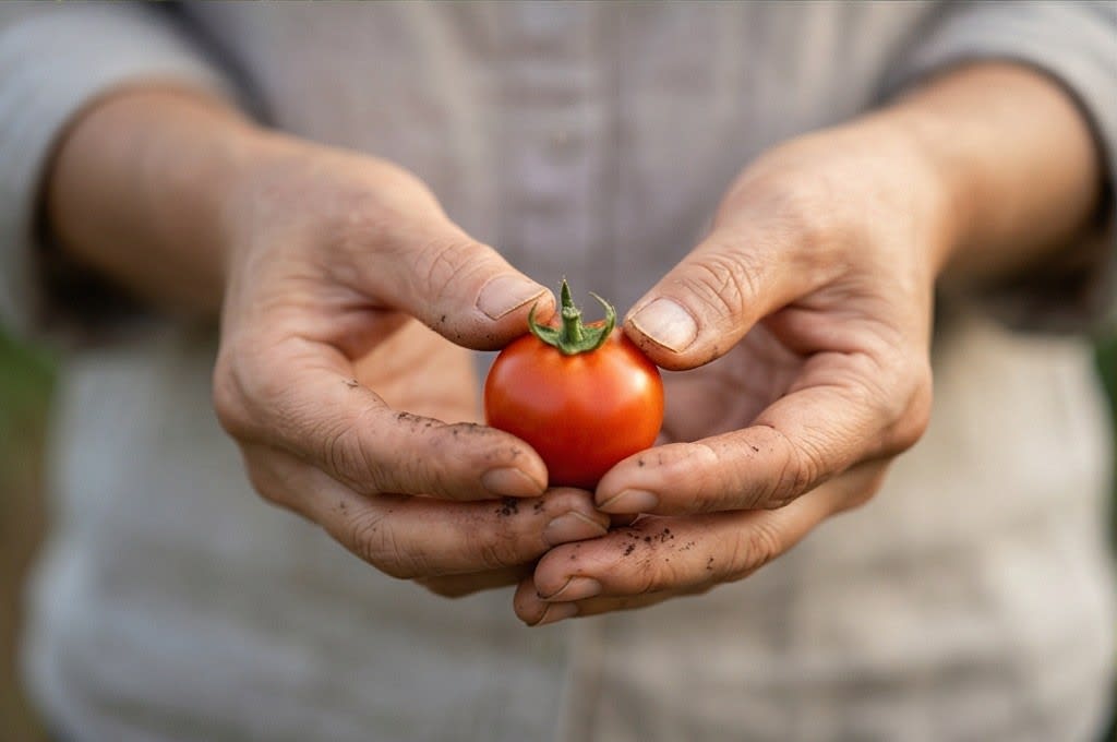 소중한 방울토마토의 결실