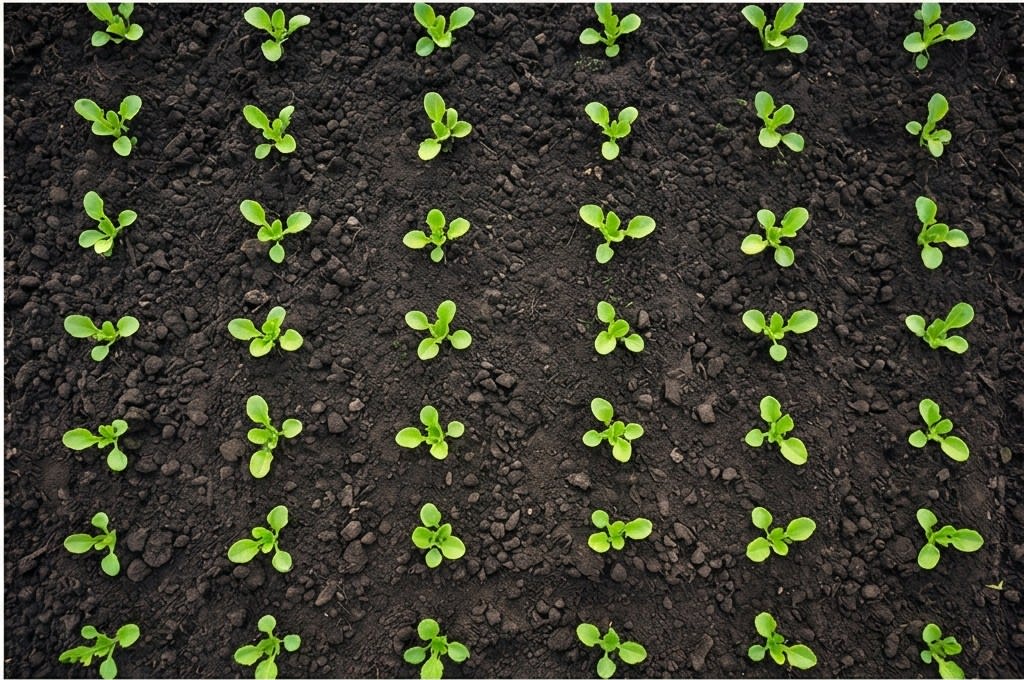 질서 있게 자라나는 새싹