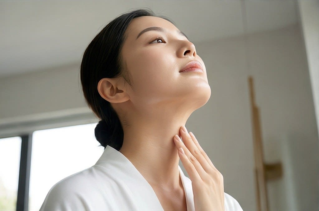 목 부위까지 꼼꼼한 케어