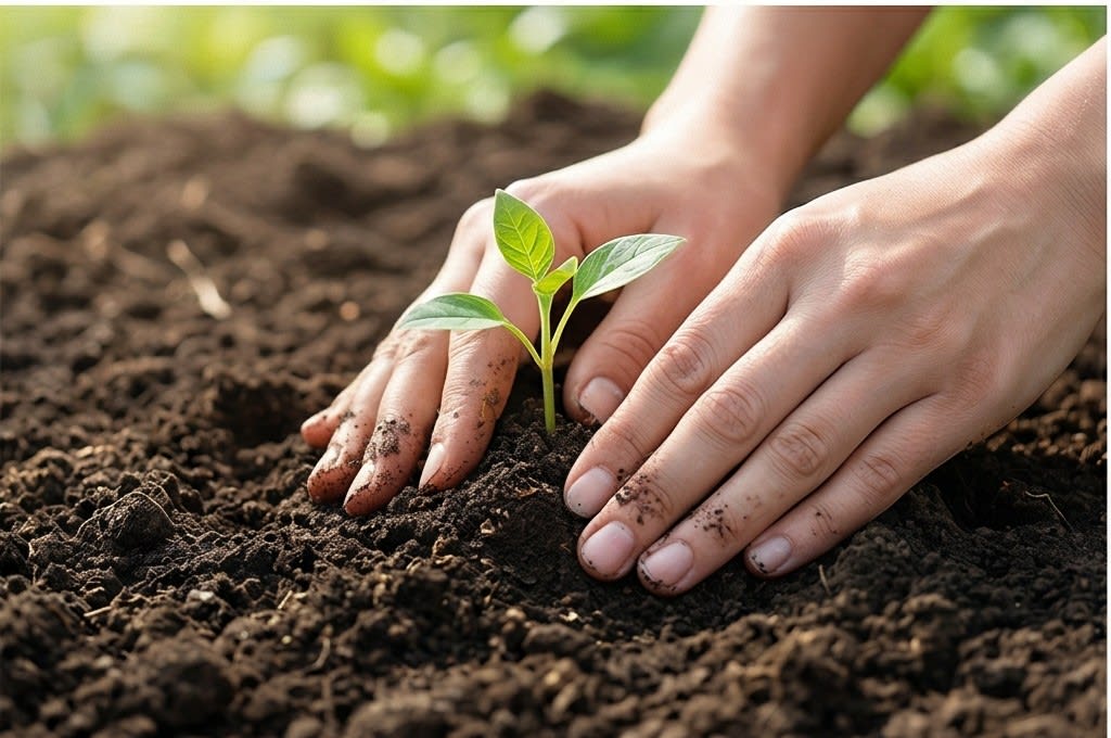 어린 싹을 가꾸는 정성