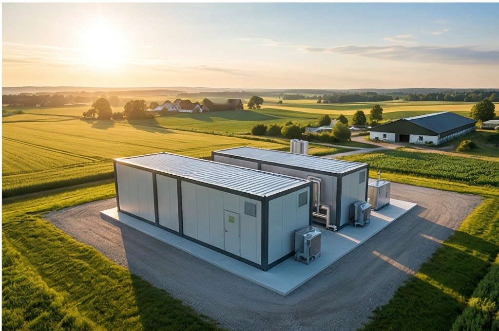 농가에 조화로운 친환경 설비