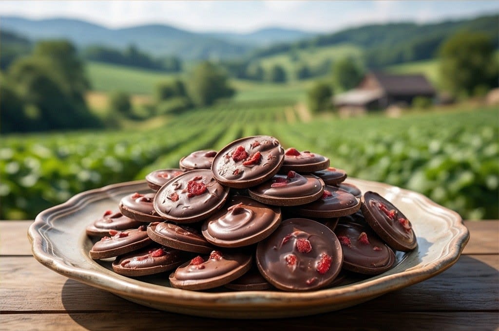 자연 속에서 완성된 초코칩