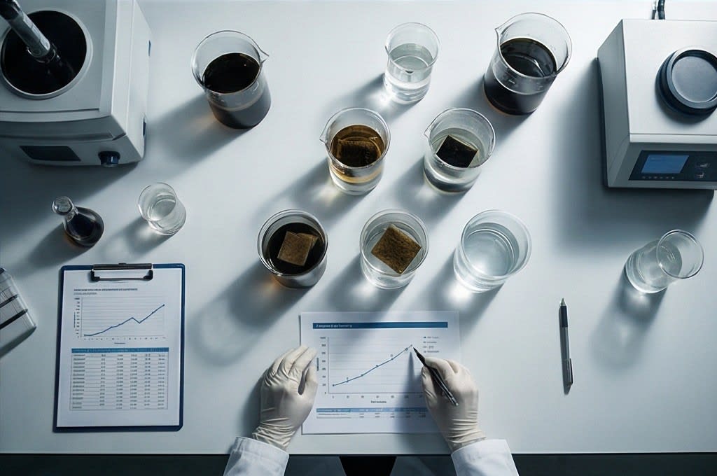 유수 혼합물 실험 데이터