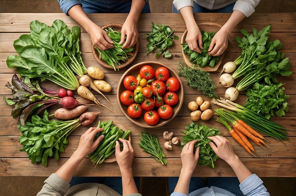 신선한 재료로 만드는 식체험
