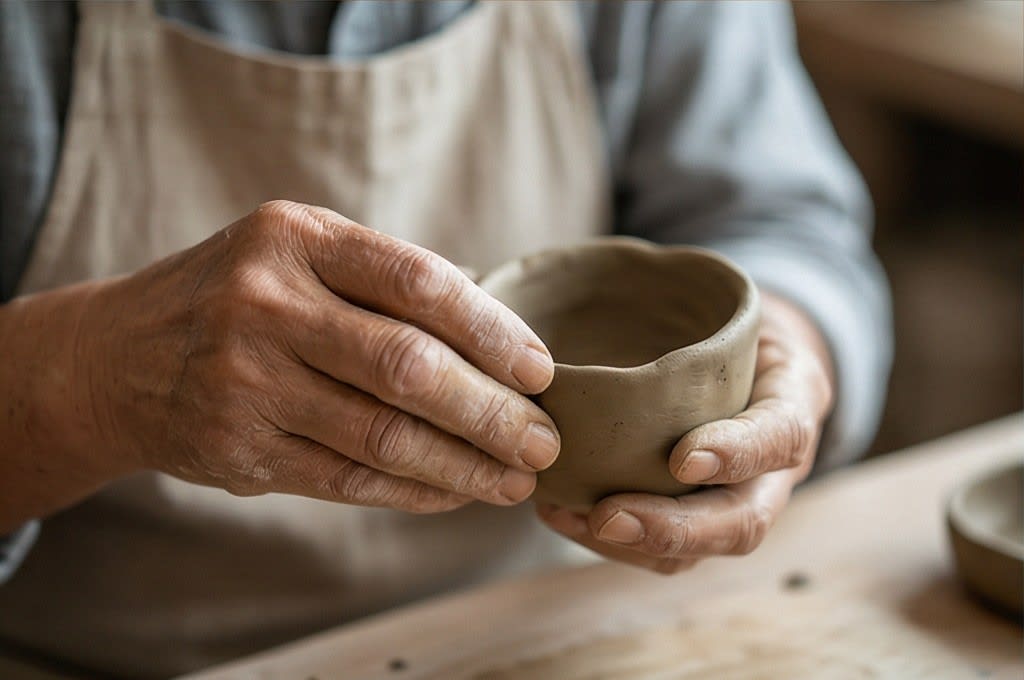 소박한 흙 그릇의 진정성