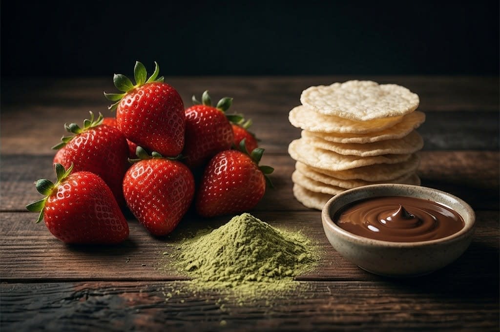 과일초코칩의 신선한 원재료