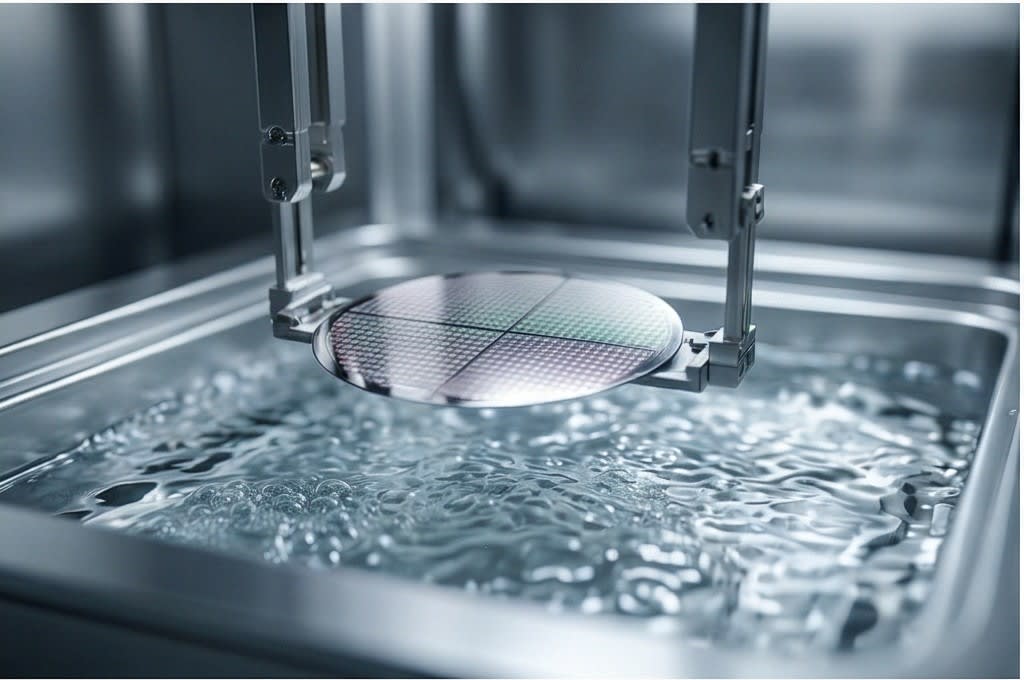 Precision wafer transfer by robotic arm
