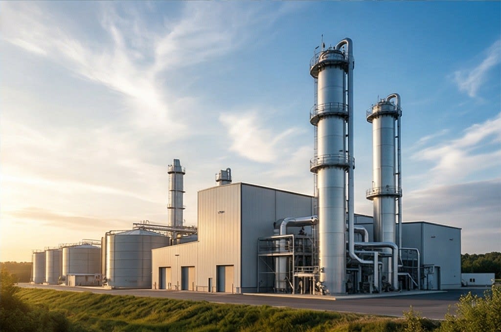 Large-scale deodorization tower plant