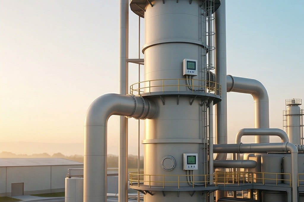 Deodorization tower digital monitoring panel