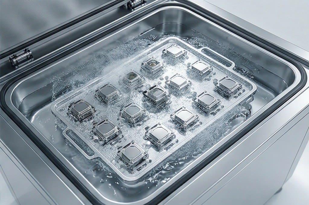 Active bubble generation in cleaning bath