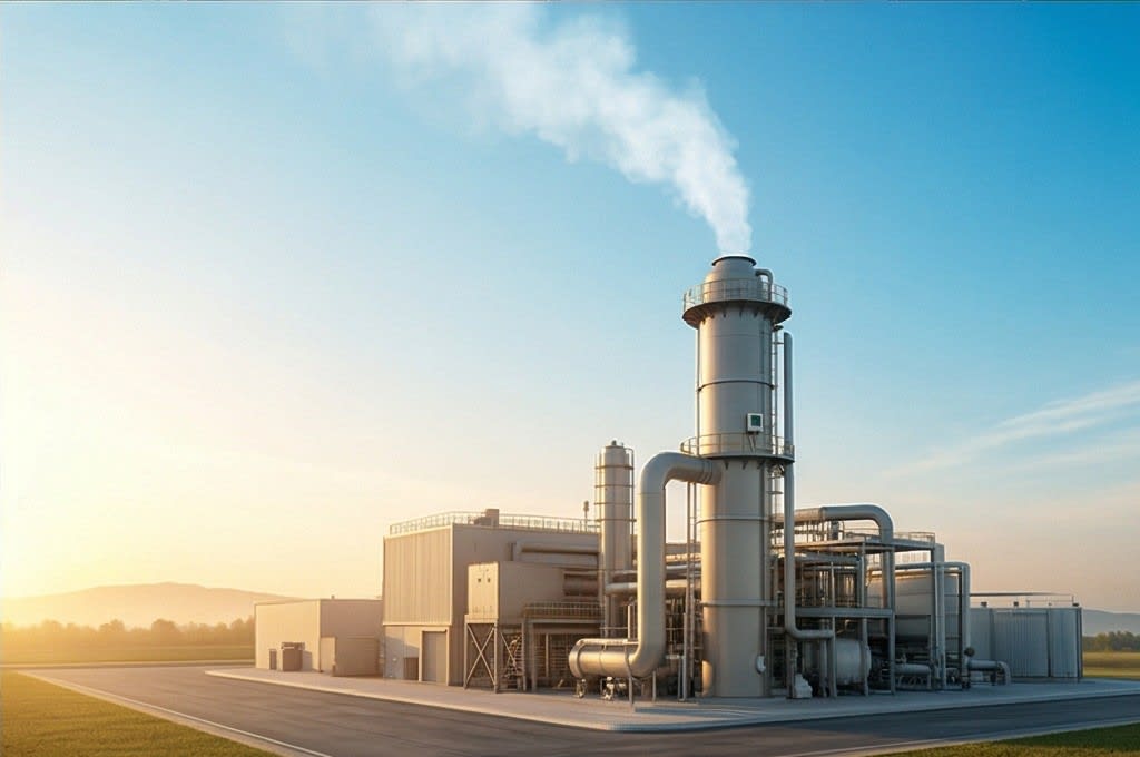 Operating scene of odor purification facility