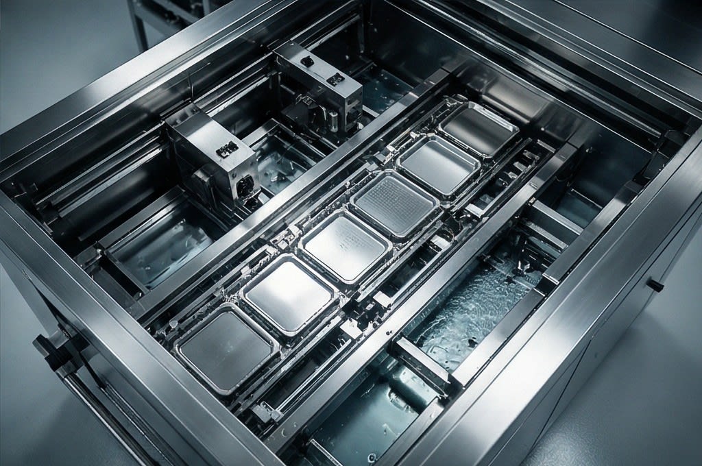 Interior of Multi-Stage Cleaning Process