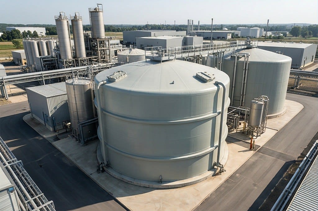 View of the integrated odor reduction complex