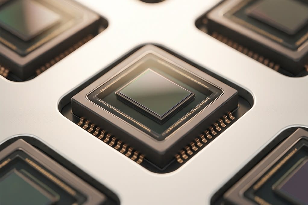 Semiconductor Chip Cleaned and Dried