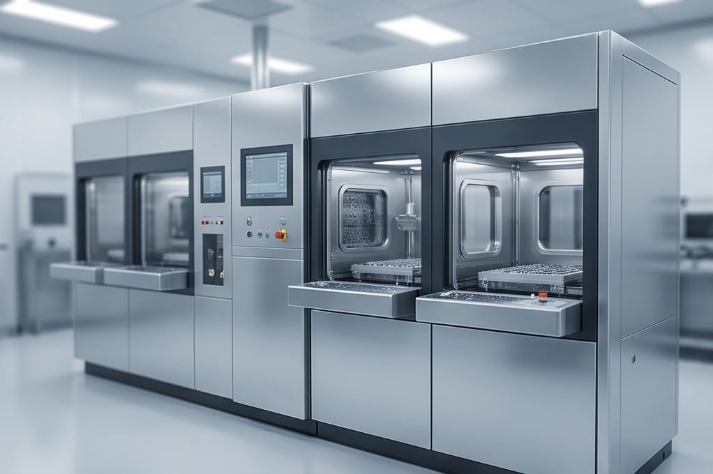 Large-Scale Automated Cleaning Drying System