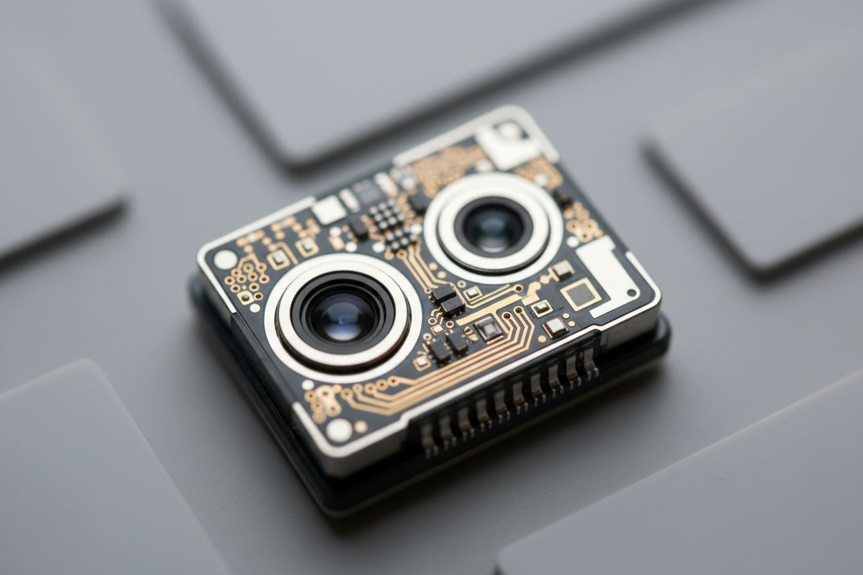 Micro circuits and lenses of a camera module