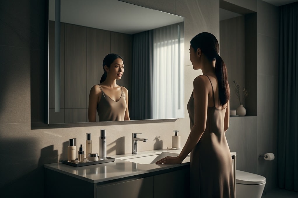 Luxurious Bathroom Glowing Skin