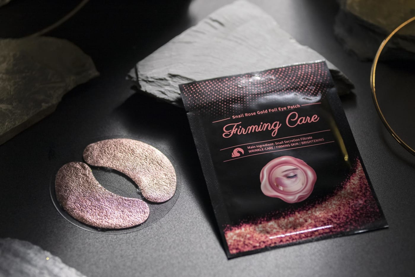 Snail Rose Gold Eye Patch