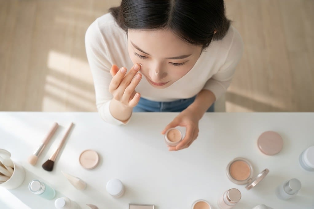 Makeup preparation step