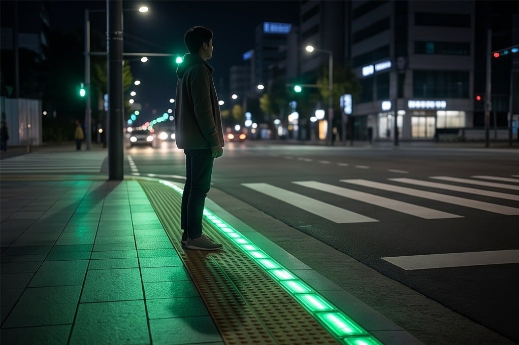 야간 횡단보도 안전