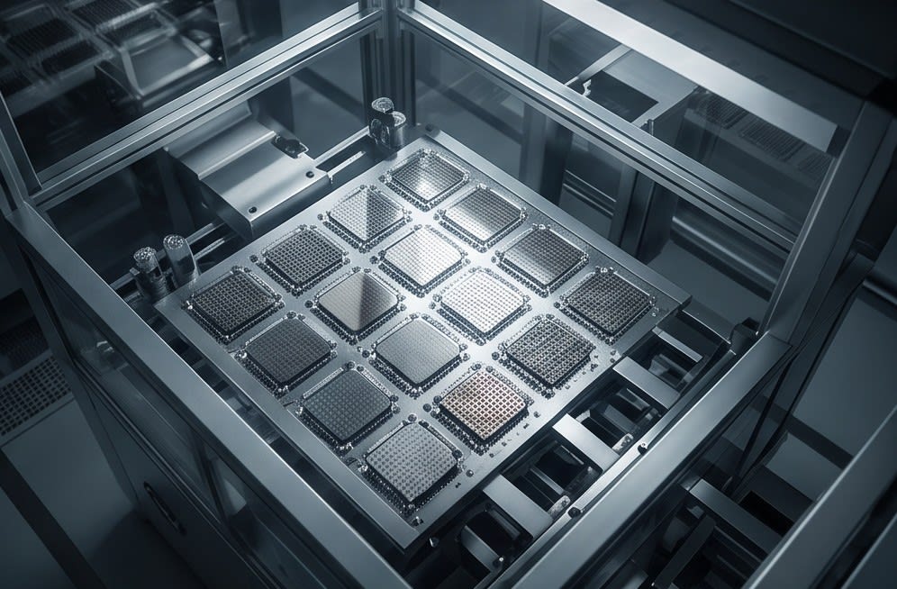 Precision Processing Process Inside Machine