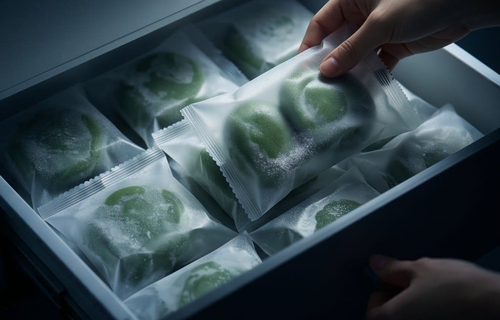 개별 포장 모시떡, 편리한 보관