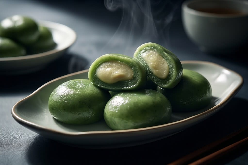 겉쫀속촉 앙금 가득 모시떡
